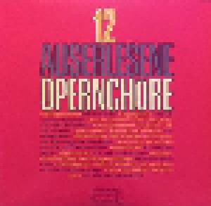 Cover - Pietro Mascagni: 12 Auserlesene Opernchöre