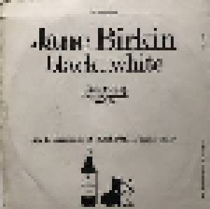 Jane Birkin: Black...White (7") - Bild 2