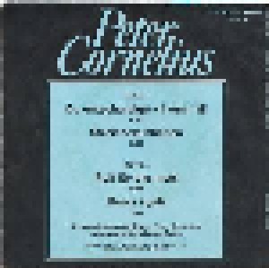 Peter Cornelius: Peter Cornelius (Amiga Quartett) (7") - Bild 2