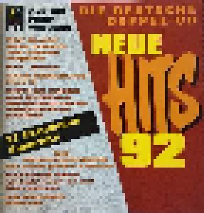 Cover - Tom Becker: Neue Hits 92 - Die Deutschen Superhits