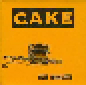 Cover - Cake: Distance, The
