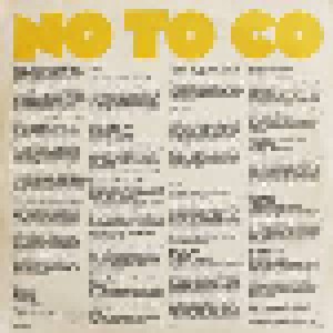 No To Co: No To Co (LP) - Bild 2