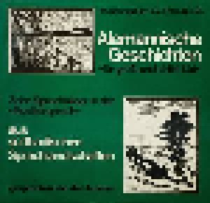 Cover - Walter Füßlin: Alemannische Geschichten >>Für Großi Und Chlini Lüt<