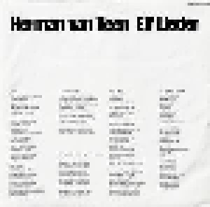 Herman van Veen: Elf Lieder (LP) - Bild 5