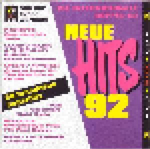 Cover - One-Eyed Jacks/ One-Eyed Jacks & Zip: Neue Hits 92