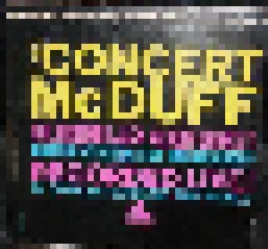 Cover - Jack McDuff: Concert Mcduff, The