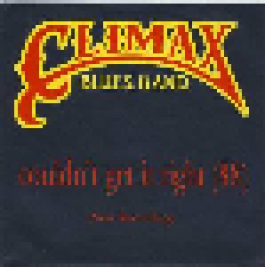 Climax Blues Band: Couldn't Get It Right (88) (7") - Bild 2