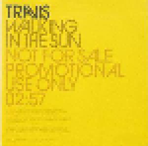 Travis: Walking In The Sun (Promo-Single-CD) - Bild 1