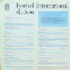 Festival International Du Son 1977 (LP) - Bild 2