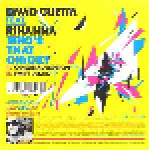 David Guetta Feat. Rihanna: Who's That Chick? (Single-CD) - Bild 2