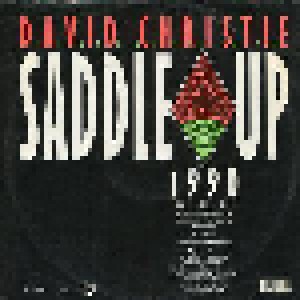 David Christie + David Christie Feat. M.C.De: Saddle Up 1990 / The Right Thing (Split-12") - Bild 2