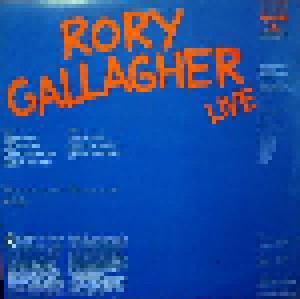 Rory Gallagher: Live (LP) - Bild 2