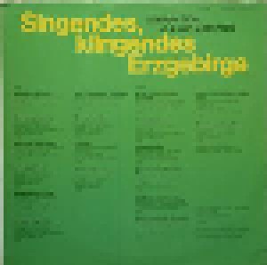Joachim Süß & Sein Ensemble: Singendes, Klingendes Erzgebirge (LP) - Bild 2