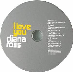 Diana Ross: I Love You (CD) - Bild 3