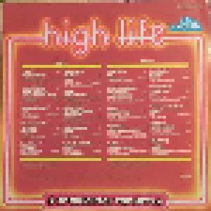 High Life - 20 Original Top Hits (LP) - Bild 2