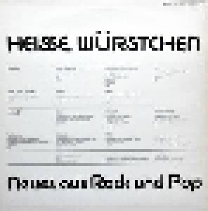 Heiße Würstchen - Neues Aus Rock Und Pop (LP) - Bild 2