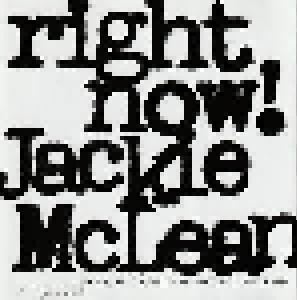 Jackie McLean: Right Now! - Cover