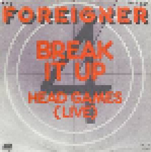 Foreigner: Break It Up (7") - Bild 1