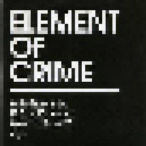 Element Of Crime: Immer Da Wo Du Bist Bin Ich Nie (Promo-Single-CD) - Bild 1