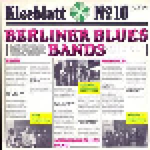 Monokel + Jonathan Blues Band + Zenit: Kleeblatt No. 10 - Berliner Blues Bands (Split-LP) - Bild 1