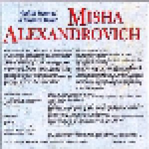 Misha Alexandrovich: Un Dokh Sing Ikh! - Yiddish Songs Of A Perished World (CD) - Bild 4