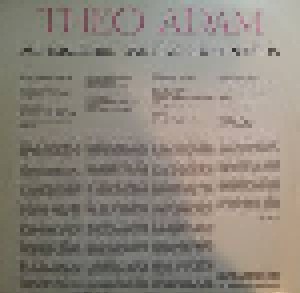 Theo Adam: Singt Aus Russischen Und Italienischen Opern (LP) - Bild 2