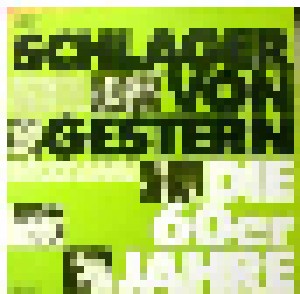 Cover - Lou van Burg & Das Orchester Hans Blum: Schlager Von Gestern Die 60er Jahre