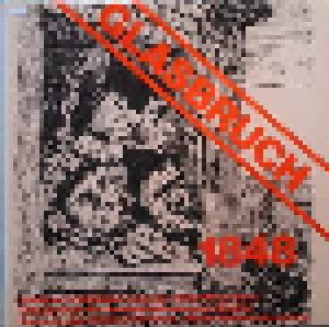 Cover - Walter Moßmann; Wolfram Kunkel & Mechthild Fuchs: Glasbruch 1848