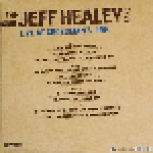 The Jeff Healey Band: Live At Grossman's - 1994 (2-LP) - Bild 2
