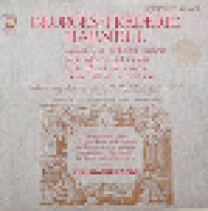 Georg Friedrich Händel: Lesson I En Si Bémol Majeur - Suite XIV En Sol Majeur - Suite IX En Sol Mineur - Lesson III En Sol Majeur (LP) - Bild 1