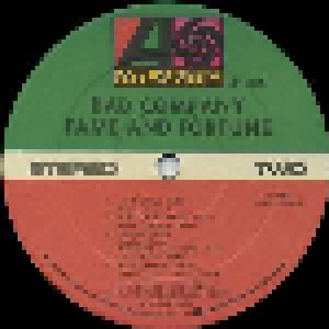 Bad Company: Fame And Fortune (LP) - Bild 4