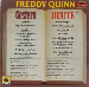 Freddy Quinn: Gestern - Heute (LP) - Bild 2