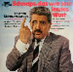 Cover - Herbert Dentler & Die Mühlheimer Windmühlen: Schnaps, Das War Sein Letztes Wort
