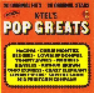 K-Tel's Pop Greats - 20 Original Hits - 20 Original Stars (LP) - Bild 1