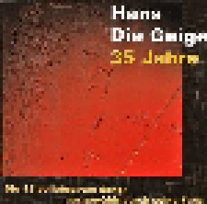 Cover - Hans Die Geige: 35 Jahre