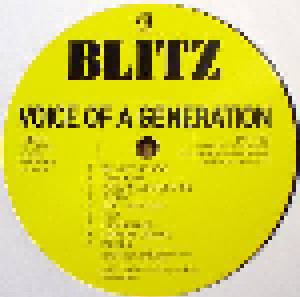 Blitz: Voice Of A Generation (LP) - Bild 3