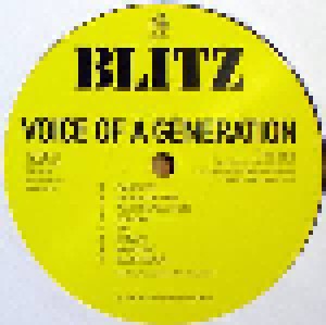 Blitz: Voice Of A Generation (LP) - Bild 4