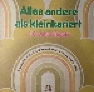 Cover - Paul Dimmer Band: Alles Andere Als Kleinkariert - 10 Jahre Tapete