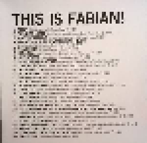 Fabian: This Is... Fabian (CD) - Bild 4