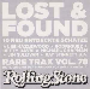 Cover - Donnie & Joe Emerson: Rolling Stone: Rare Trax Vol. 78 / Lost & Found
