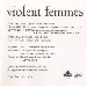 Violent Femmes: Violent Femmes (CD) - Bild 5