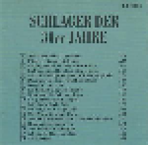 Schlager Der 30er Jahre (CD) - Bild 3