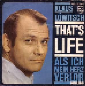 Cover - Klaus Löwitsch: That's Life