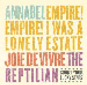 Cover - Annabel: Annabel / Empire! Empire! (I Was A Lonely Estate) / Joie De Vivre / The Reptilian