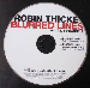Robin Thicke Feat. T.I. & Pharrell: Blurred Lines (Single-CD) - Bild 3