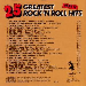 25 Greatest Rock 'n Roll Hits Part IV (CD) - Bild 5