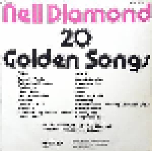 Neil Diamond: 20 Golden Songs (LP) - Bild 2