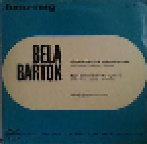 Cover - Béla Bartók: Divertimento Für Sreichorchester / Vier Orchesterstücke Opus 12
