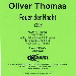 Oliver Thomas: Feuer Der Nacht (Promo-Single-CD) - Bild 1