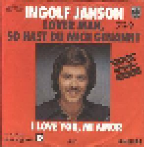 Cover - Ingolf Janson: Lover Man, So Hast Du Mich Genannt